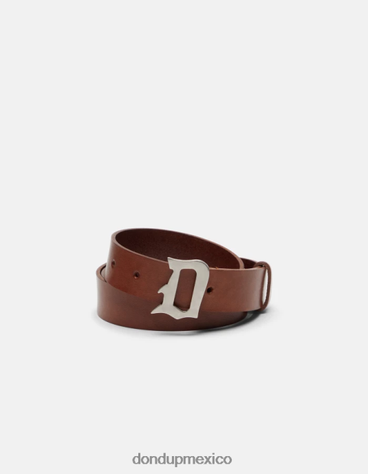 bruciato DONDUP hombres cinturón de cuero accesorios D0VXD960