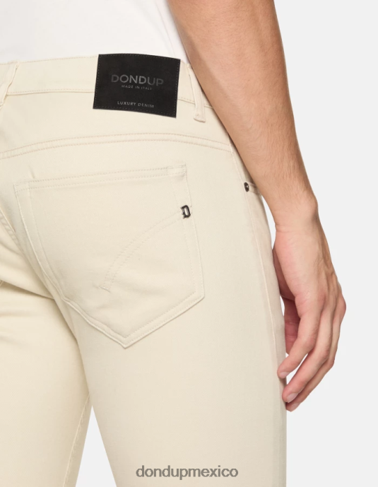 burro DONDUP hombres pantalones travis slim de algodón vestir D0VXD578