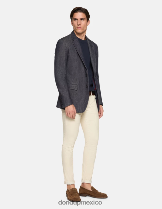 burro DONDUP hombres pantalones travis slim de algodón vestir D0VXD578