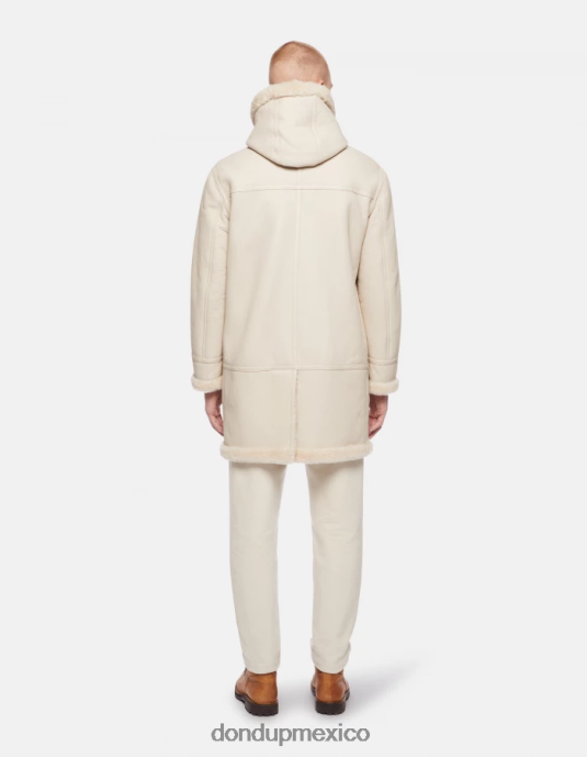 burro DONDUP hombres parka de borrego con botonadura sencilla vestir D0VXD920