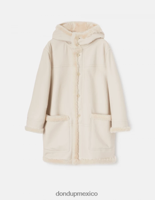 burro DONDUP hombres parka de borrego con botonadura sencilla vestir D0VXD920