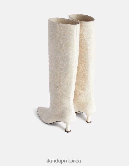 burro DONDUP mujer botas de piel efecto cocodrilo calzado D0VXD468