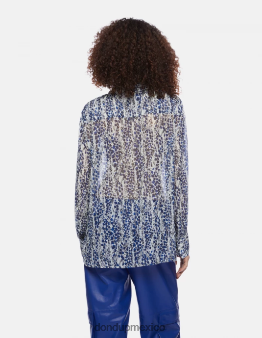 burro DONDUP mujer camisa regular fit de georgette vestir D0VXD267