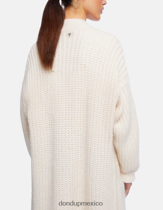 burro DONDUP mujer cárdigan regular fit de lana vestir D0VXD322