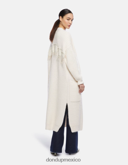 burro DONDUP mujer cárdigan regular fit de lana vestir D0VXD323