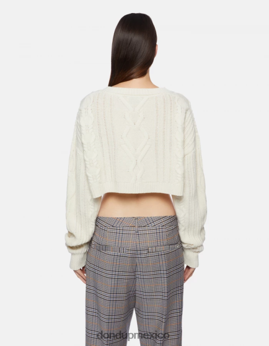 burro DONDUP mujer jersey de lana con cuello redondo vestir D0VXD326