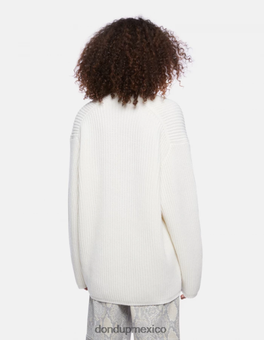 burro DONDUP mujer jersey de lana con cuello redondo vestir D0VXD335