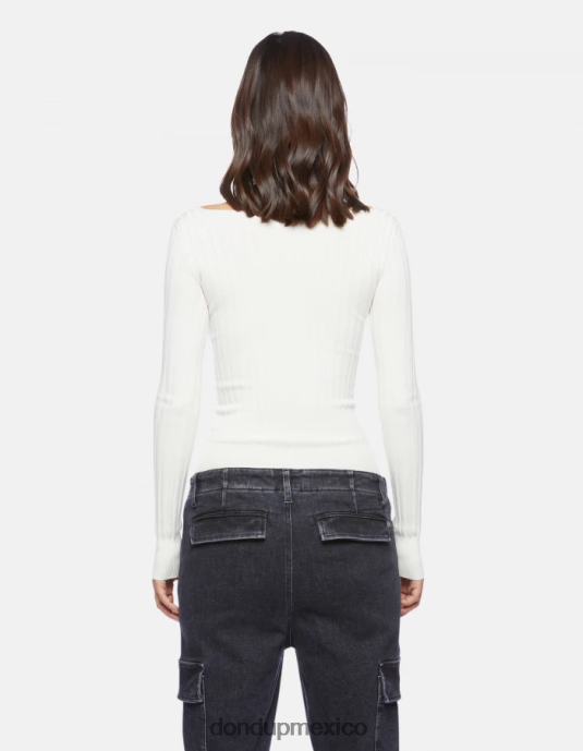 burro DONDUP mujer jersey de viscosa con cuello redondo vestir D0VXD300