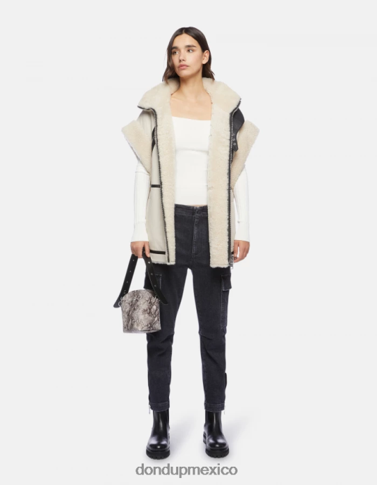 burro DONDUP mujer jersey de viscosa con cuello redondo vestir D0VXD300