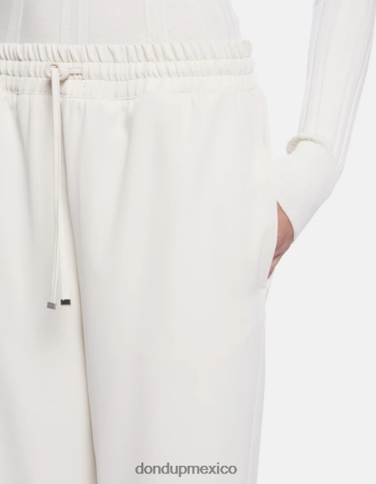 burro DONDUP mujer joggers de gabardina marisol vestir D0VXD152