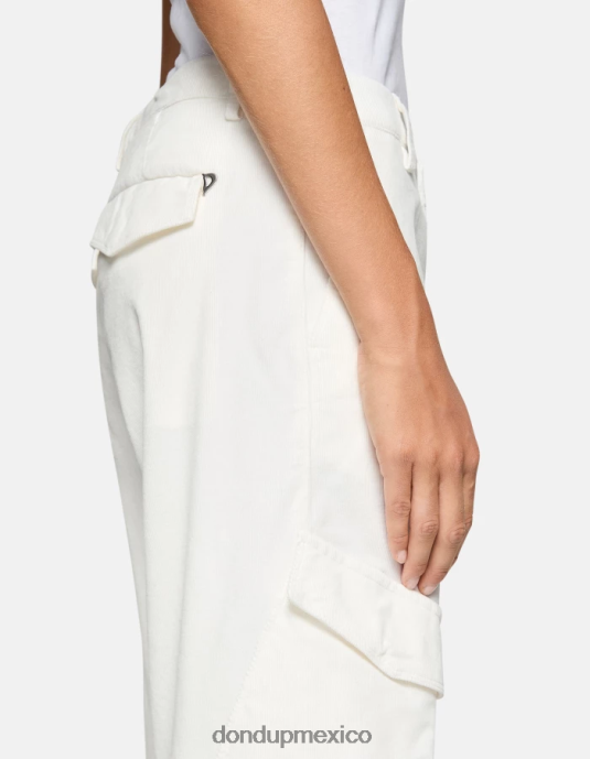burro DONDUP mujer pantalones camila holgados de terciopelo vestir D0VXD209