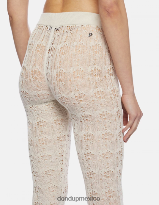 burro DONDUP mujer pantalones de encaje súper ajustados vestir D0VXD173