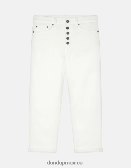 burro DONDUP mujer pantalones holgados de terciopelo koons vestir D0VXD71