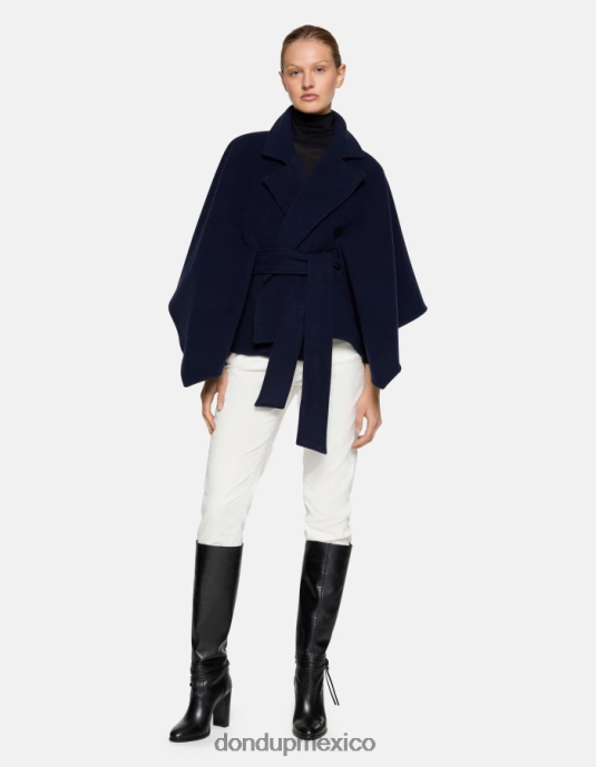 burro DONDUP mujer pantalones holgados de terciopelo koons vestir D0VXD71