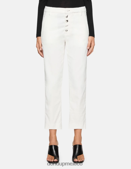 burro DONDUP mujer pantalones holgados de terciopelo nima vestir D0VXD135