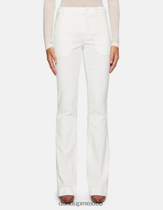 burro DONDUP mujer pantalones lexi bootcut de terciopelo vestir D0VXD123