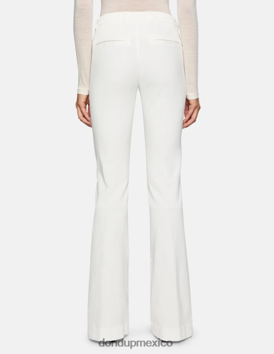 burro DONDUP mujer pantalones lexi bootcut de terciopelo vestir D0VXD123