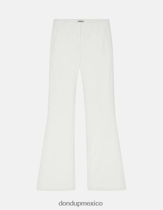 burro DONDUP mujer pantalones lexi bootcut de terciopelo vestir D0VXD123