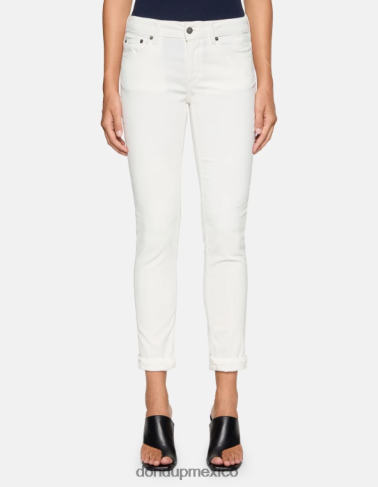 burro DONDUP mujer pantalones monroe ajustados de terciopelo vestir D0VXD11