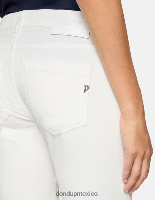 burro DONDUP mujer pantalones monroe ajustados de terciopelo vestir D0VXD11