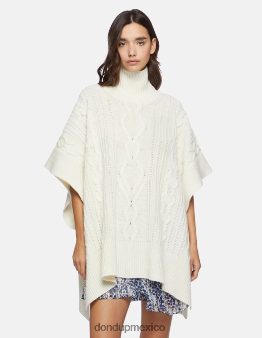 burro DONDUP mujer poncho de lana de gran tamaño vestir D0VXD310