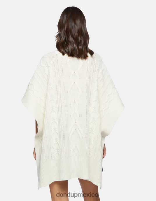 burro DONDUP mujer poncho de lana de gran tamaño vestir D0VXD310
