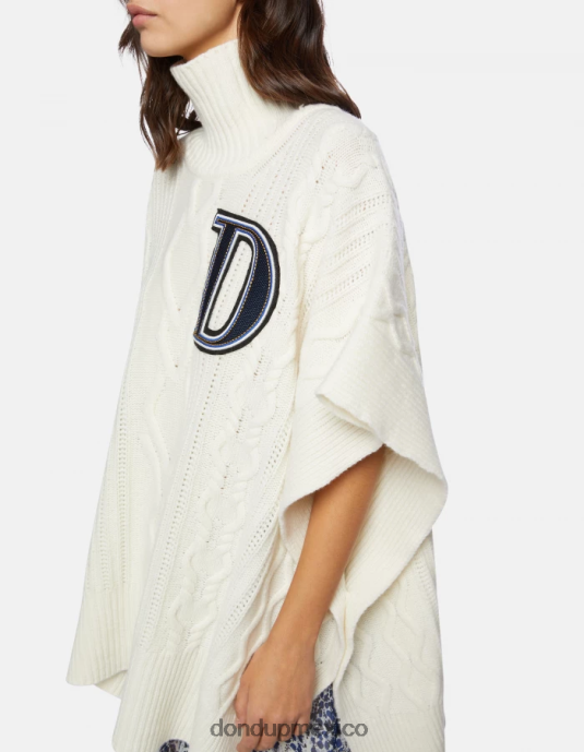 burro DONDUP mujer poncho de lana de gran tamaño vestir D0VXD328