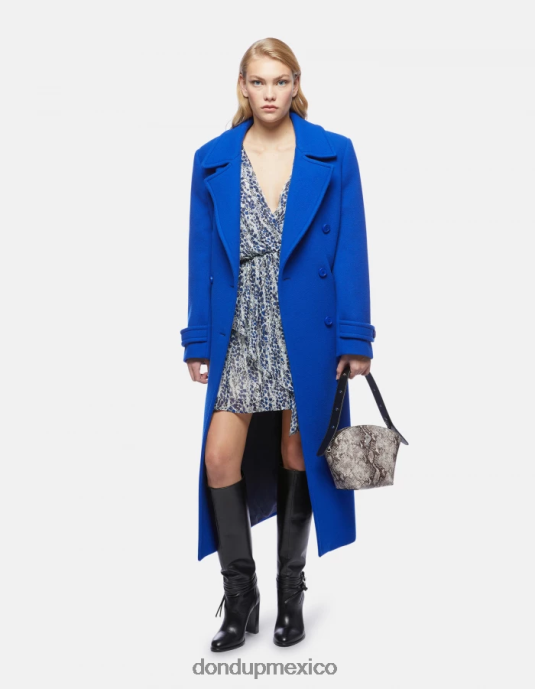 burro DONDUP mujer vestido corto de georgette vestir D0VXD289