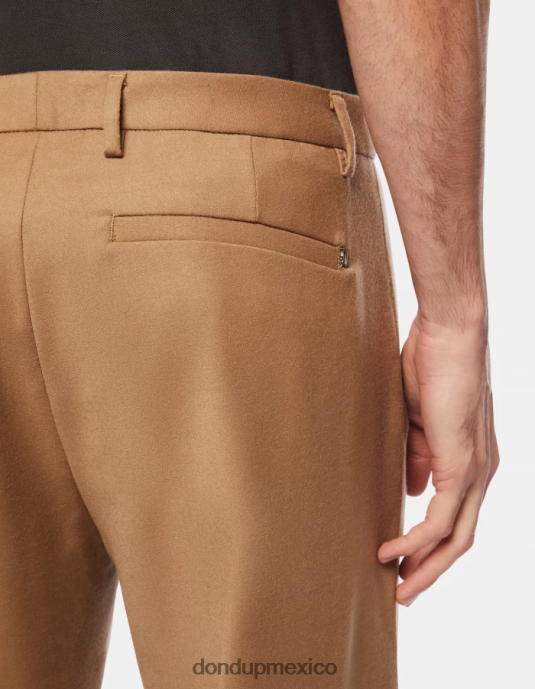 camello DONDUP hombres pantalones louis holgados de franela vestir D0VXD681