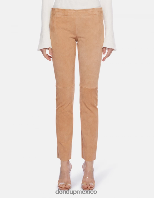 canela DONDUP mujer leggings de gamuza vestir D0VXD141