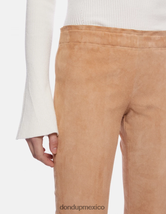 canela DONDUP mujer leggings de gamuza vestir D0VXD141
