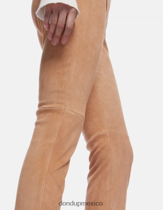 canela DONDUP mujer leggings de gamuza vestir D0VXD141