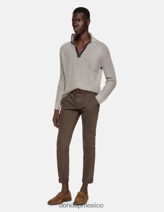 castoro DONDUP hombres pantalones gaubert slim de algodón vestir D0VXD688