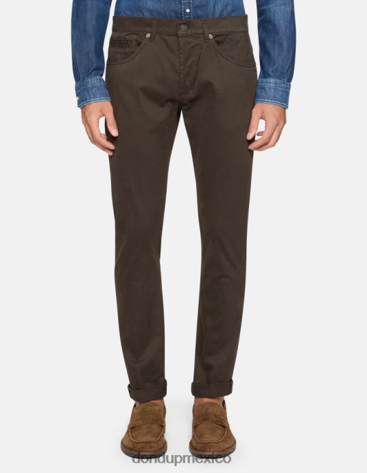 castoro DONDUP hombres pantalones pitillo de algodón george vestir D0VXD646