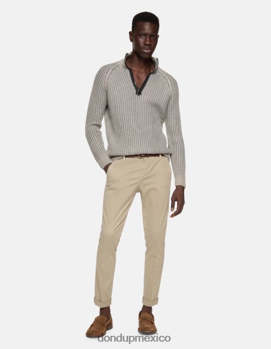 corteccia DONDUP hombres pantalones gaubert slim de algodón vestir D0VXD686