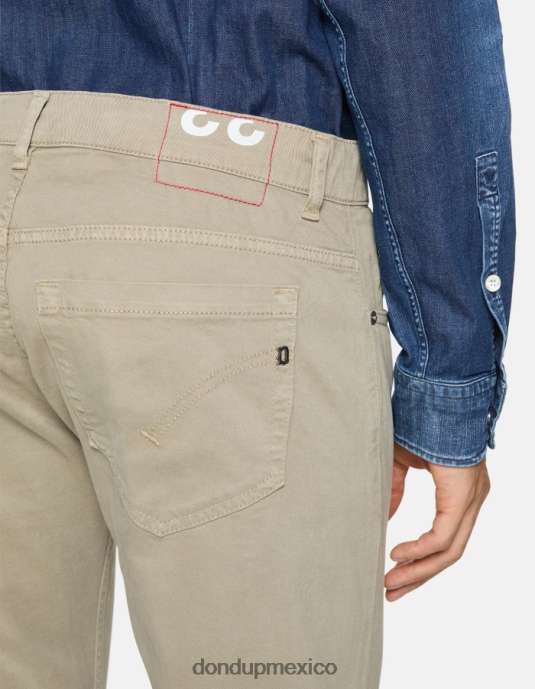 corteccia DONDUP hombres pantalones pitillo de algodón george vestir D0VXD645