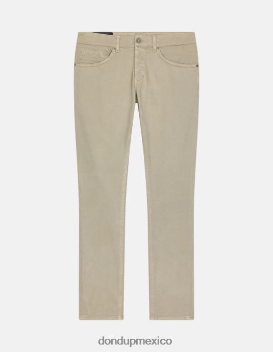 corteccia DONDUP hombres pantalones pitillo de algodón george vestir D0VXD645