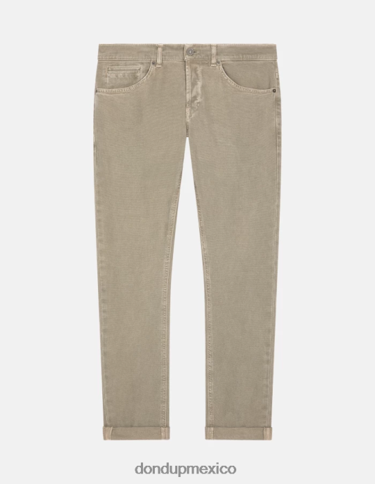 corteccia DONDUP hombres pantalones pitillo de algodón george vestir D0VXD649