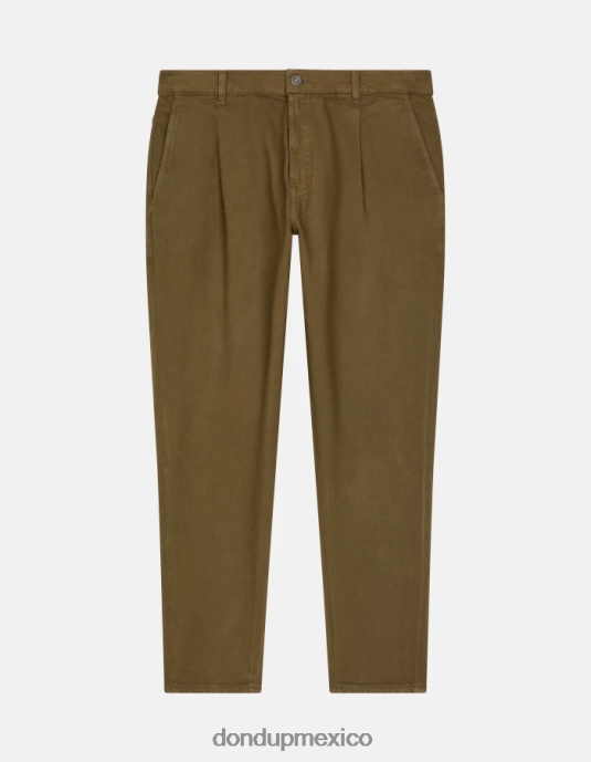 ejercito verde DONDUP hombres Vaqueros paul carrot fit en denim bull elástico vestir D0VXD626