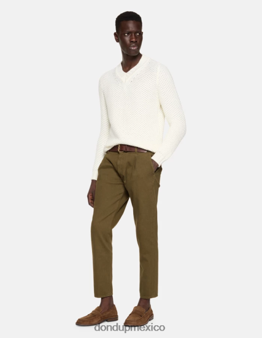 ejercito verde DONDUP hombres Vaqueros paul carrot fit en denim bull elástico vestir D0VXD626