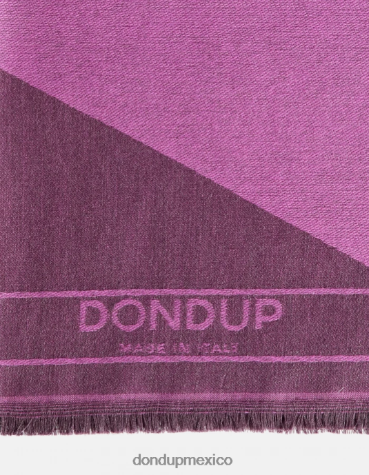 fucsia y violeta DONDUP mujer bufanda de lana accesorios D0VXD545