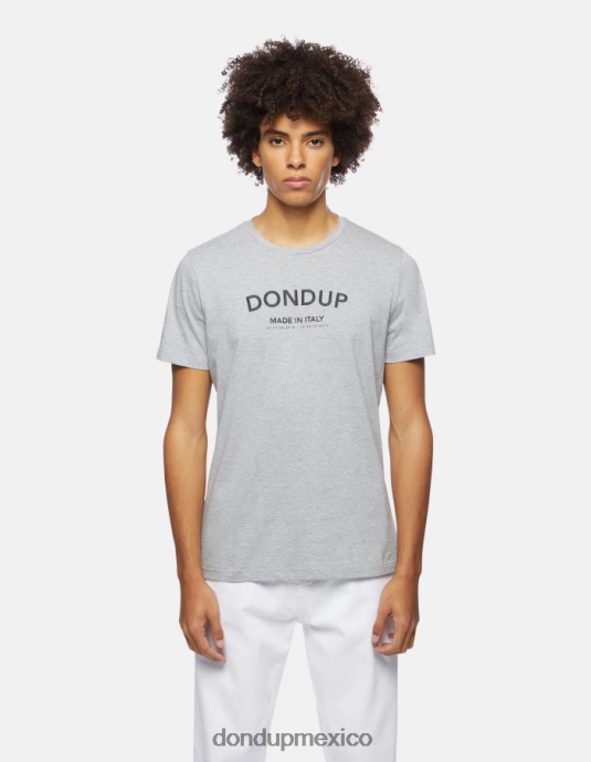 gris DONDUP hombres camiseta de punto regular fit vestir D0VXD819