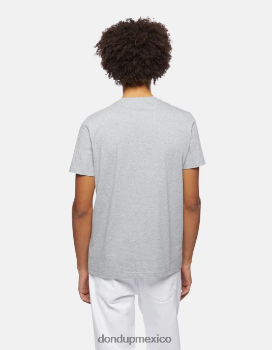 gris DONDUP hombres camiseta de punto regular fit vestir D0VXD819