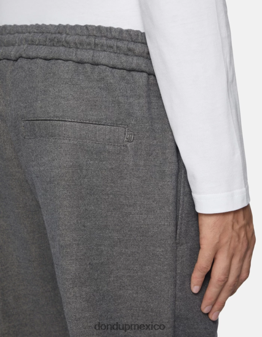 gris DONDUP hombres joggers de franela yuri vestir D0VXD701