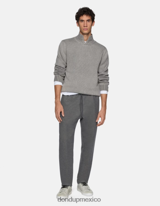 gris DONDUP hombres joggers de franela yuri vestir D0VXD701