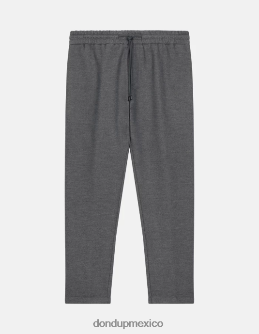 gris DONDUP hombres joggers de franela yuri vestir D0VXD701