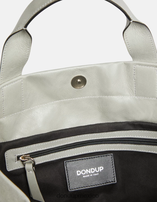 gris claro DONDUP mujer bolso shopper de cuero brillante accesorios D0VXD496