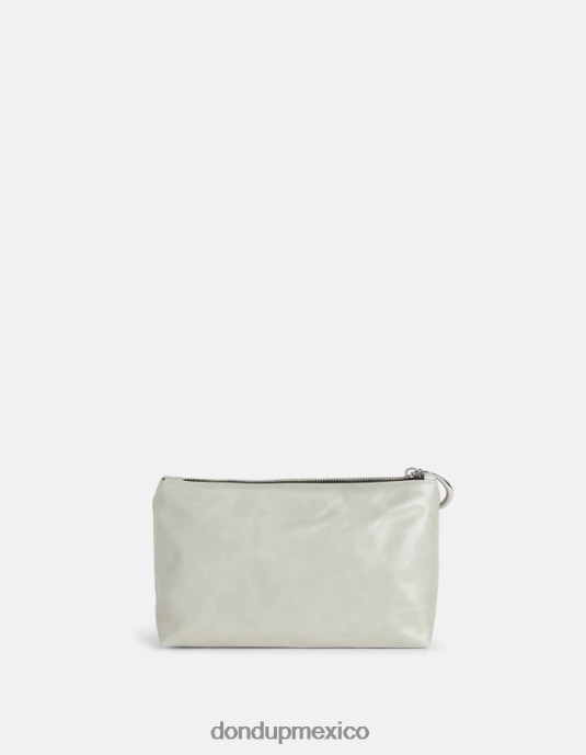 gris claro DONDUP mujer neceser de cuero brillante accesorios D0VXD503
