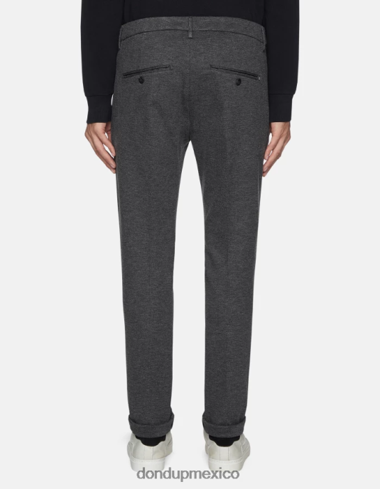 gris medio DONDUP hombres pantalones gaubert slim de punto vestir D0VXD733