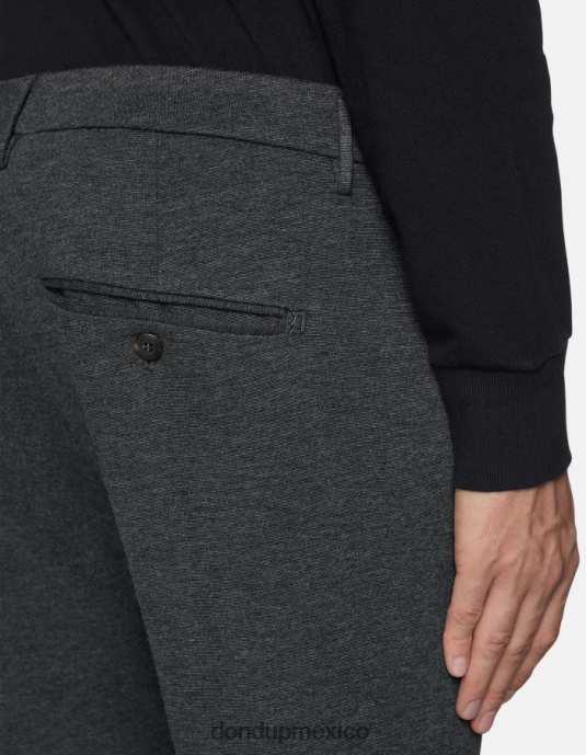 gris medio DONDUP hombres pantalones gaubert slim de punto vestir D0VXD733
